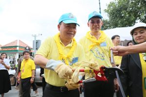 สำนักงาน กสทช. กทม. และผู้ประกอบการด้านการสื่อสาร ลงพื้นที่จัดระเบียบสายสื่อสารบริเวณถนนพระราม 5 