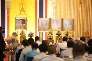 พิธีมหามงคลบำเพ็ญพระราชกุศล และเจริญพระพุทธมนต์ถวายพระพรชัยมงคล