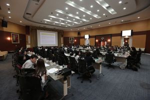 การประชุมนำเสนอผลงานวิจัย และคู่มือมาตรฐานกลางตรวจสอบและจัดระดับความเหมาะสมของรายการในกิจการโทรทัศน์
