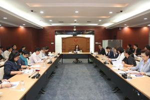  การประชุมรับฟังความคิดเห็นต่อ (ร่าง) มาตรฐานการให้บริการ มาตรฐานด้านเทคนิค และความเหมาะสมของรูปแบบรายการกับบริการโทรทัศน์ที่มีบริการล่ามภาษามือคำบรรยายแทนเสียง และเสียงบรรยายภาพ